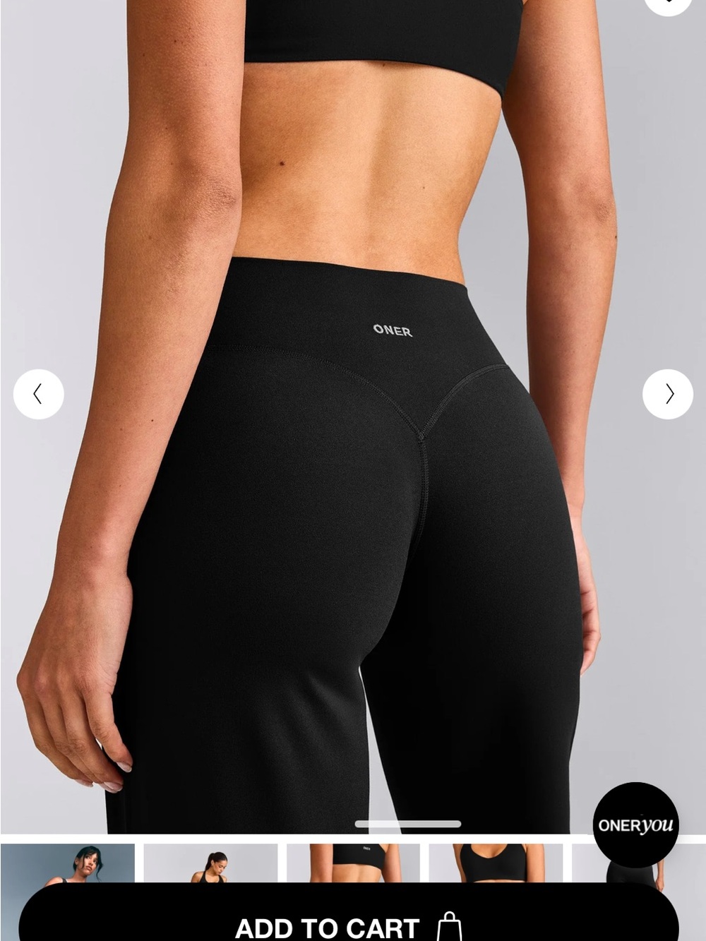 Oner Active SoftMotion Straight Leg Pant - Black, size small - Picture 4 of 6